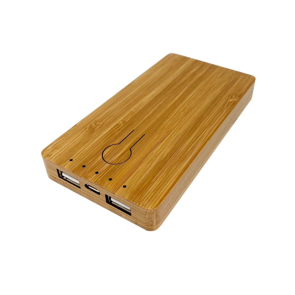 2022 Best Gifts Wholesale Top Quality 5000mAh Power Bank Wood Bamboo Eco-Friendly Powerbank for Cell Phone