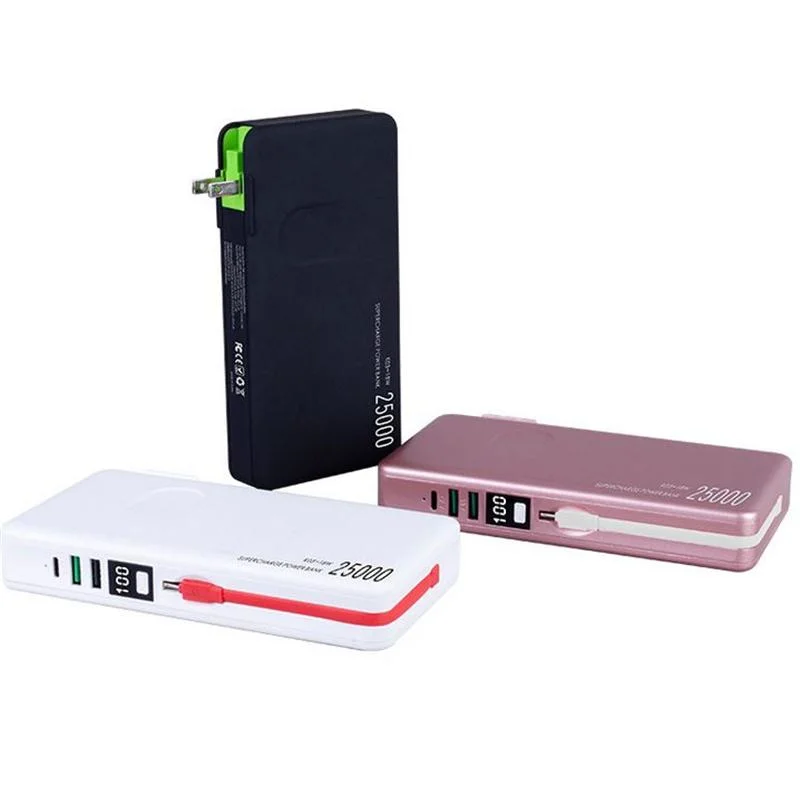 25, 000mAh Large Capacity Power Bank Pd Quick Charging